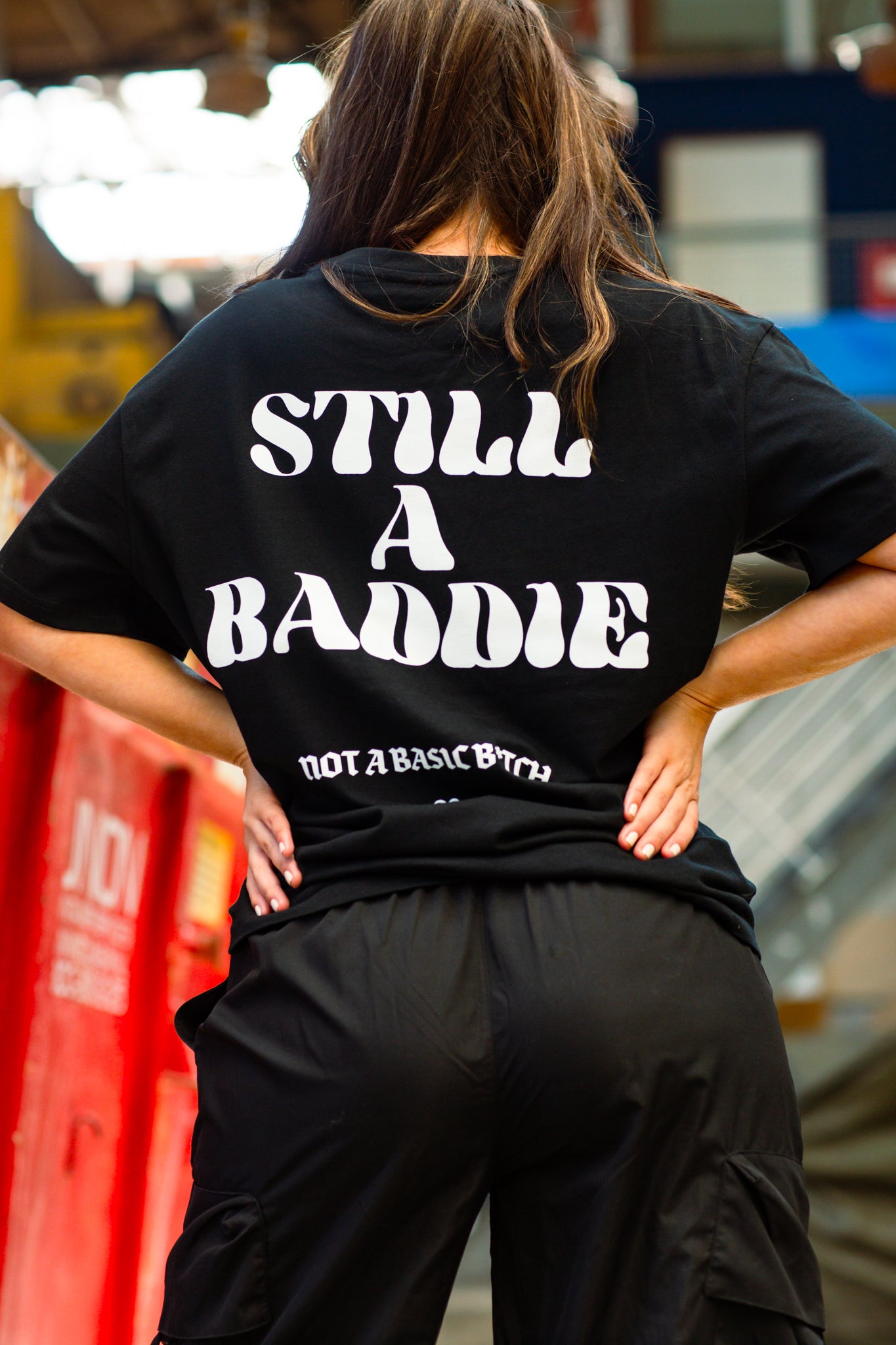 OVERSIZED SHIRT STILL A BADDIE